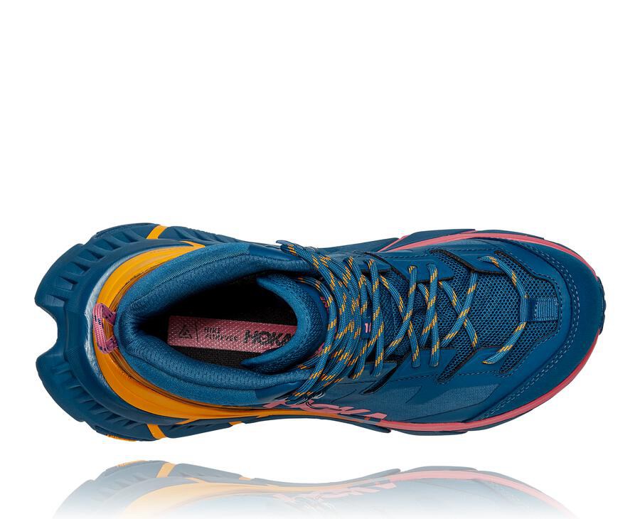 Hoka One One Tennine Hike Gore-Tex Vandringsskor Dam - Blå - LMQZE-0416